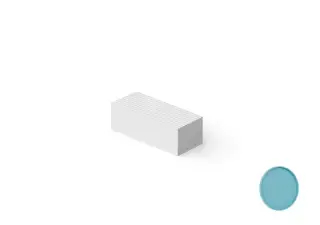 Dea Design Ступенька для ванны 60x25x20h см, Solid Surface, цвет: wave DD3005 600 15