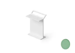 Dea Design Столик c полотенцедержателем 50x32x70h см, Solid Surface, цвет: mint DD3004 500 12