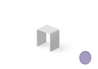 Dea Design Стульчик для ванной 40x30x43h см, Solid Surface, цвет: lilac DD3002 400 14