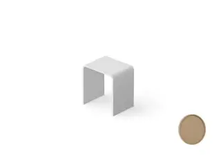 Dea Design Стульчик для ванной 40x30x43h см, Solid Surface, цвет: light camel DD3002 400 2