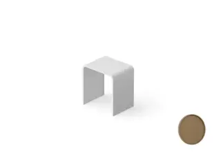 Dea Design Стульчик для ванной 40x30x43h см, Solid Surface, цвет: dark camel DD3002 400 1