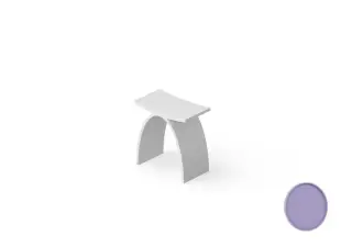 Dea Design Стульчик для ванной 42x30x43h см, Solid Surface, цвет: lilac DD3001 420 14