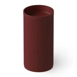 Dea Design Раковина напольная d45x90h см, Solid Surface, выпуск в пол, цвет: red wine DD2801 450 17