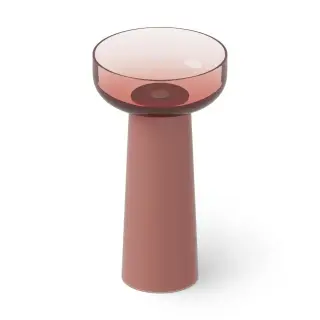 Dea Design Раковина напольная d48x88h см, Glasstech, выпуск в пол, цвет: pomegranate DD2027 480 R5