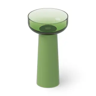 Dea Design Раковина напольная d48x88h см, Glasstech, выпуск в пол, цвет: emerald DD2027 480 R3