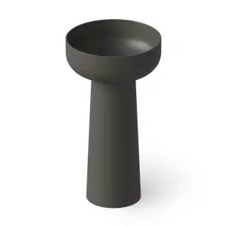 Dea Design Раковина напольная d48x88h см, Solid Surface, выпуск в пол, цвет: graphite DD2027 480 5