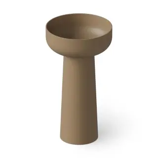 Dea Design Раковина напольная d48x88h см, Solid Surface, выпуск в пол, цвет: light camel DD2027 480 2