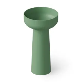 Dea Design Раковина напольная d48x88h см, Solid Surface, выпуск в пол, цвет: mint DD2027 480 12