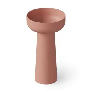 Dea Design Раковина напольная d48x88h см, Solid Surface, выпуск в пол, цвет: lotus DD2027 480 13