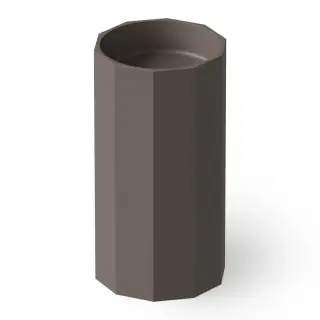 Dea Design Раковина напольная 48x45,6x90h см, Solid Surface, выпуск в пол, цвет: grey brown DD2026 480 6
