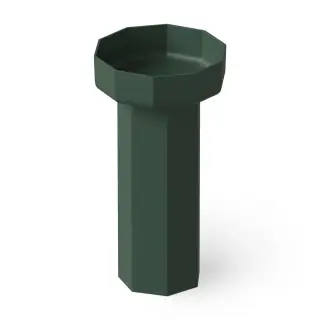 Dea Design Раковина напольная 48x45,6x90h см, Solid Surface, выпуск в пол, цвет: dark green DD2025 480 11