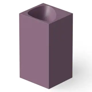 Dea Design Раковина напольная 49,5x45,5x88h см, Solid Surface, выпуск в пол, цвет: lavender DD2024 495 8