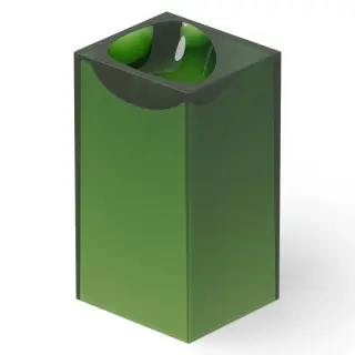 Dea Design Раковина напольная 49,5x45,5x88h см, Glasstech, выпуск в пол, цвет: emerald DD2024 495 R3