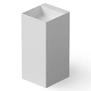 Dea Design Раковина напольная 42x45x90h см, Solid Surface, выпуск в пол, цвет: white DD2019 420 18