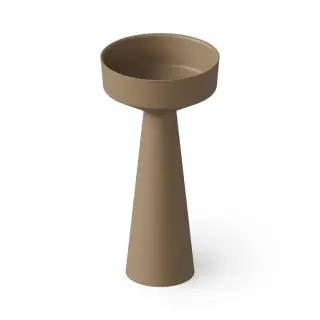 Dea Design Раковина напольная d42,5x85h см, Solid Surface, выпуск в пол, цвет: light camel DD2018 425 2