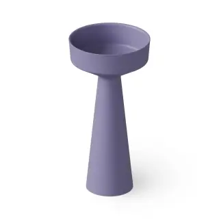 Dea Design Раковина напольная d42,5x85h см, Solid Surface, выпуск в пол, цвет: lilac DD2018 425 14