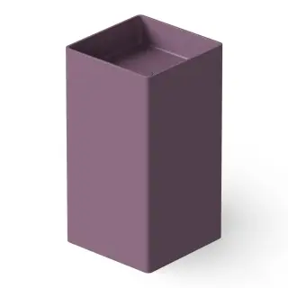 Dea Design Раковина напольная 40x40x85h см, Solid Surface, выпуск в пол, цвет: lavender DD2017 400 8