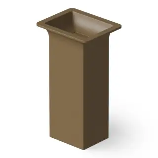 Dea Design Раковина напольная 50x40x90h см, Solid Surface, выпуск в пол, цвет: dark camel DD2014 500 1