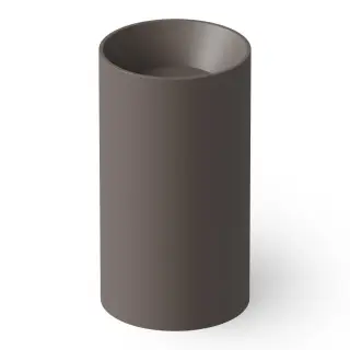 Dea Design Раковина напольная d49,5x90h см, Solid Surface, выпуск в пол, цвет: grey brown DD2011 495 6