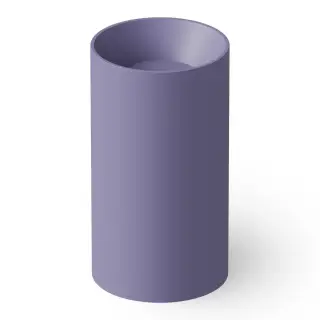 Dea Design Раковина напольная d49,5x90h см, Solid Surface, выпуск в пол, цвет: lilac DD2011 495 14