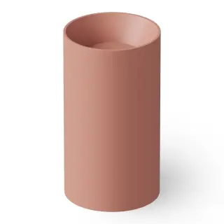 Dea Design Раковина напольная d49,5x90h см, Solid Surface, выпуск в пол, цвет: lotus DD2011 495 13