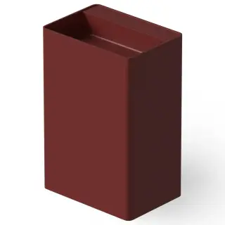 Dea Design Раковина напольная 60x42x90h см, Solid Surface, выпуск в пол, цвет: red wine DD2004 600 17