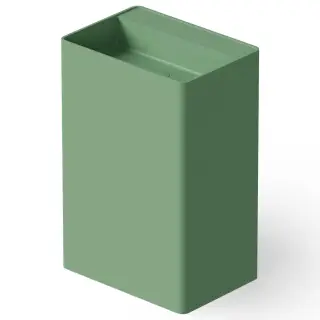 Dea Design Раковина напольная 60x42x90h см, Solid Surface, выпуск в пол, цвет: mint DD2004 600 12