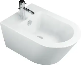 Catalano Zero Биде подвесное 35x55 см, 1 отв., с переливом, покрытие Cataglaze, цвет: белый матовый 0118551021