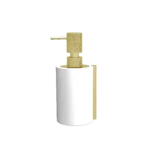 Bertocci Easy Дозатор для жидкого мыла, настольный, композитная колба, цвет: matt gold 130 2948 5050