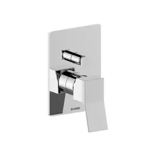 Bossini Aki Line Смеситель для душа встраиваемый, на 2 потребителя, внешняя часть, цвет: chrome Z00740.030