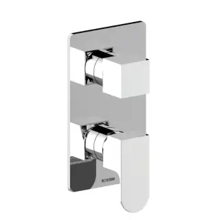 Bossini Gillo Смеситель для душа встраиваемый, на 2-5 потребителей, внешняя часть, цвет: chrome Z00738.030