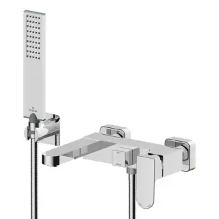 Bossini Gillo Смеситель для ванны с душевым набором: переключ., руч. душ, шланг 125 см, цвет: chrome Z00727.030