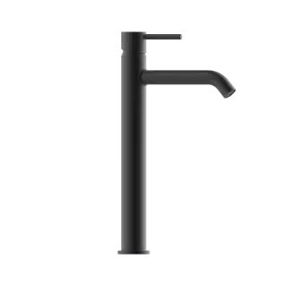 Bossini Teo Смеситель для раковины высокий, с донным клапаном, высота излива 22,3см, цвет: mat black Z00703.073