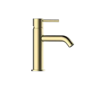 Bossini Teo Смеситель для раковины, с донным клапаном, длина излива 11,5 см, цвет: satined gold Z00701.043