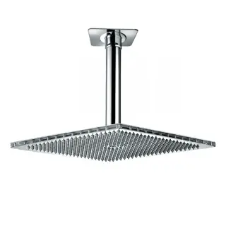 Bossini Cube Верхний душ 40 см, 1 вид струи, с потолочным кронштейном 30 см, цвет: chrome H35363.030