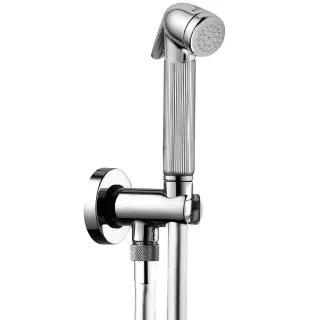 Bossini Nikita Гидроерш с предохранительным клапаном, шланг 125 см, нажимной рычаг, цвет: chrome C69006B.030