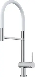 Omoikiri Kanto 2 Plus SB BN-WH Смеситель для кухни, гибкий излив, цвет: нержавеющая сталь 4994450
