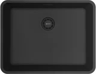 Omoikiri Кухонная мойка 53x41,5 см, из нержавеющей стали, с переливом, цвет: графит 4997419