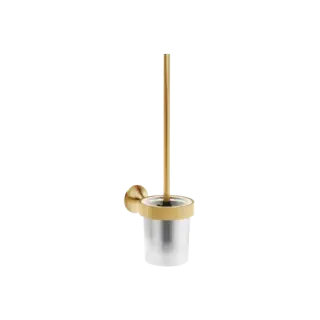 Dornbracht Vaia Ершик для унитаза подвесной, колба из матового хрусталя, цвет: brushed durabrass 83 900 809-28
