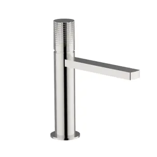 Cisal X32 Смеситель для раковины, без д/к, длина излива 13 см, цвет: brushed stainless steel X2000504D1