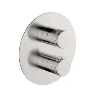 Cisal X32 Смеситель для душа термостатический на 2 потребителя, встр., цвет: brushed stainless steel X1018200D1