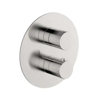 Cisal X32 Смеситель для душа термостатический на 2 потребителя, встр., цвет: brushed stainless steel X1018100D1