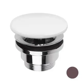 Simas Vignoni Донный клапан клик-клак, универсальный с керамической крышкой, цвет: prugna matt PLCE prugna matt