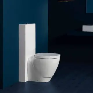 Simas Bohemien Унитаз напольный 40,5х67 см, без крышки-сиденья, цвет: белый глянцевый BO01bi