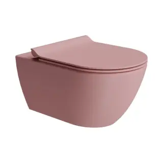 GSI Pura Унитаз подвесной 36x55 см, технология Swirlflush, без крепления, цвет: blush matte 881524