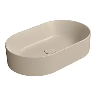 GSI Kube X Раковина чаша 60x37x13h см, без перелива и отверстия под смес., цвет: cretta matte 945808