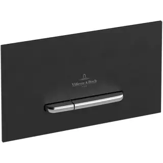 Villeroy & Boch Панель смыва унитаза, цвет: черный матовый 922169AN