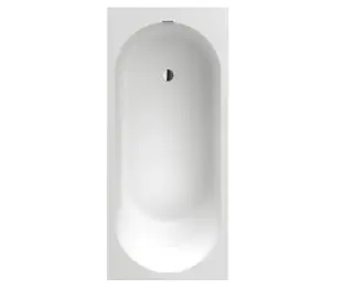 Villeroy & Boch Oberon 2.0 Ванна из Quaryl встраиваемая 180х80 см, цвет: альпийский белый UBQ181OBR2DV-01