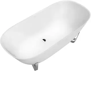 Villeroy & Boch Antheus Ванна из Quaryl отдельностоящая 175x80 см, цвет: Альпийский белый глянцевый UBQ175ANH7F400V-01