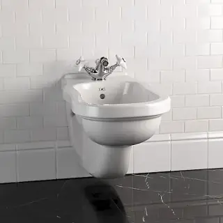 Devon&Devon Blues Биде подвесное 55х34.0 см, с 1 отверстиями под смеситель, цвет белый IBBID1FSBLUES